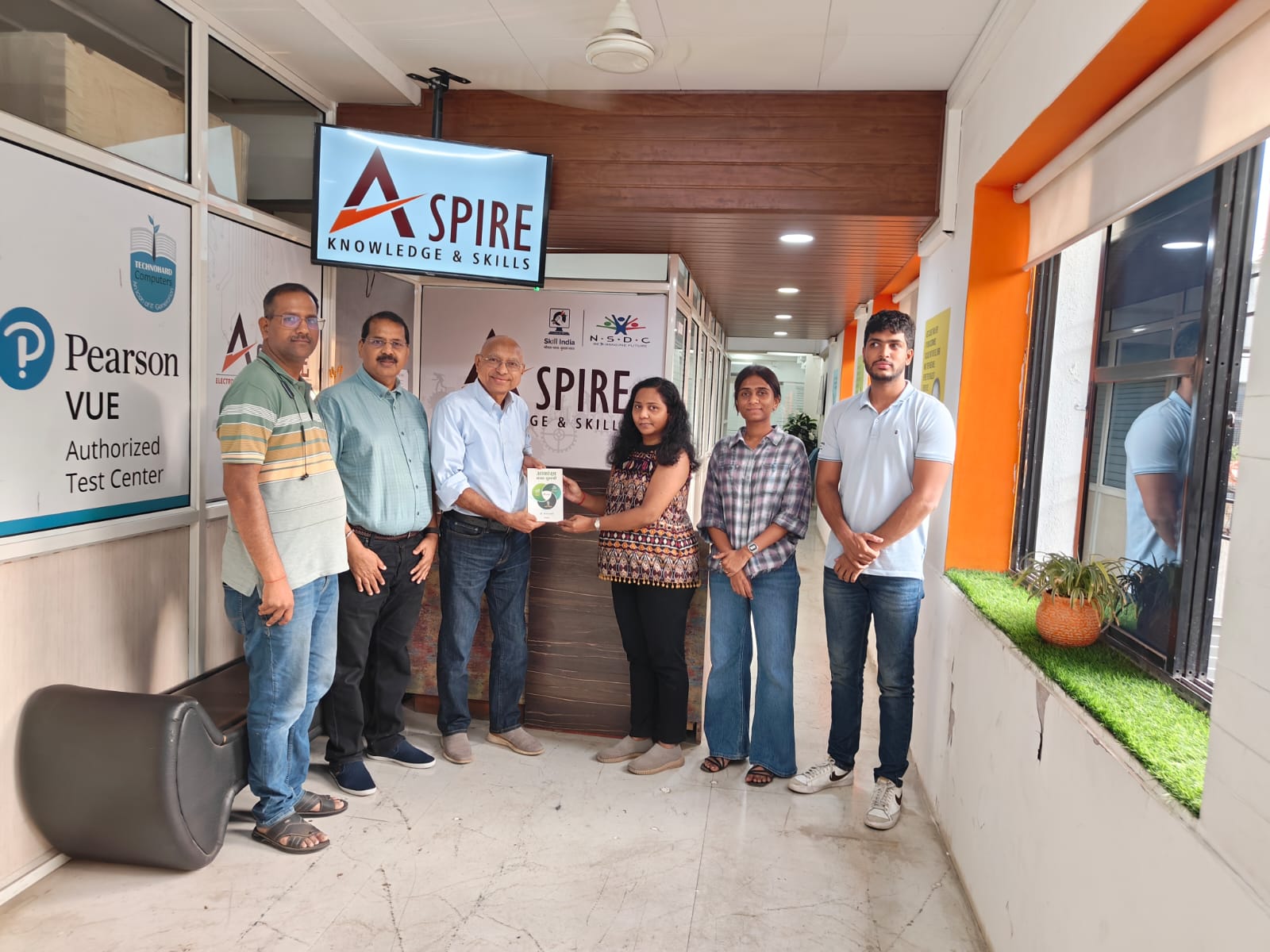 Aspire and Career-9 teams at the Aspire centre